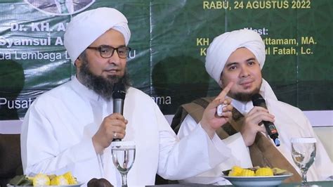 Habib Ali Al Jufri Baca Kitab Kh Hasyim Asy Ari Di Pbnu