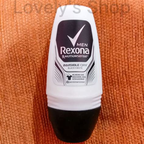 Jual REXONA MEN MOTIONSENSE INVISIBLE DRY BLACK WHITE DEO ROLL ON 45ML