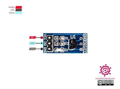 Interfacing DS18B20 Temperature Module with Arduino - Electropeak