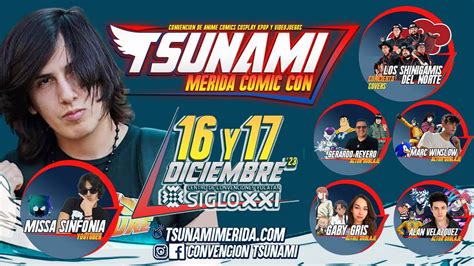 Tsunami M Rida Comic Con Y Diciembre Centro De