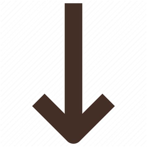 Arrow, below, down, low icon - Download on Iconfinder