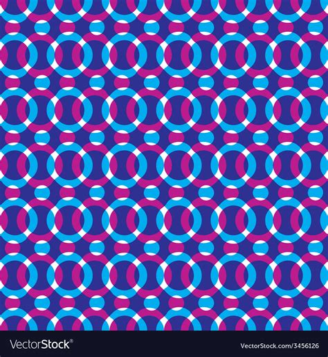 Bright Dotted Seamless Pattern With Red And Blue Vector Image