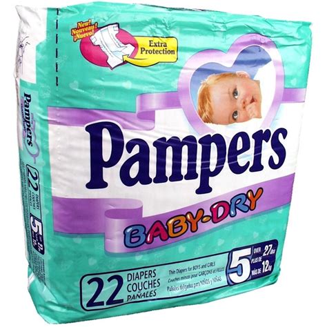 Pampers Convenience Size 5 Baby Dry 4 22 Count Medcare Wholesale