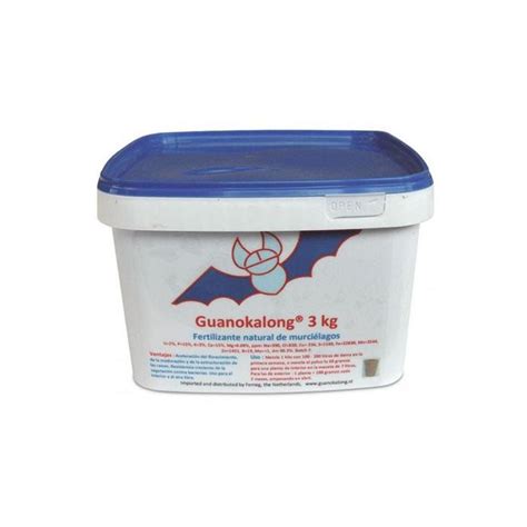 Fertilizante en Polvo Guano de Murciélago Guanokalong 3kg