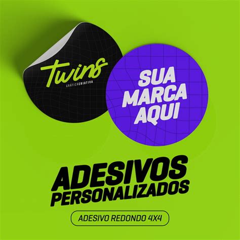 Adesivos Redondos Personalizados 4x4 Cm Elo7 Produtos Especiais