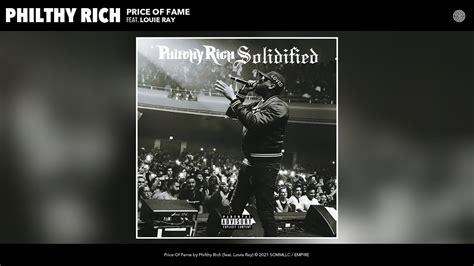 Philthy Rich Price Of Fame Official Audio Feat Louie Ray YouTube