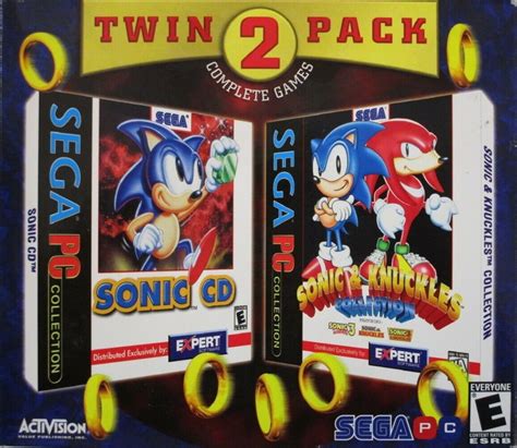 Twin 2 Pack: Sonic CD/Sonic & Knuckles Collection Box Shot for PC ...