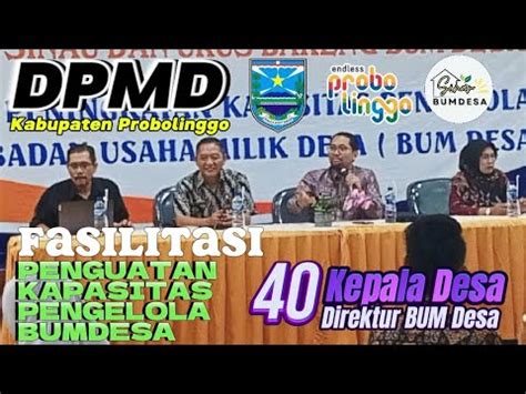 Dinas Pmd Adakan Kegiatan Penguatan Kapasitas Pengelola Bum Desa