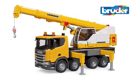 Bruder Scania Super R Liebherr Kran Lkw Mit Light Sound Modul