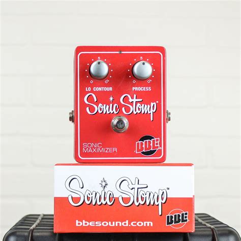 Preowned Bbe Sonic Stomp Sonic Maximizer Pedal W Box