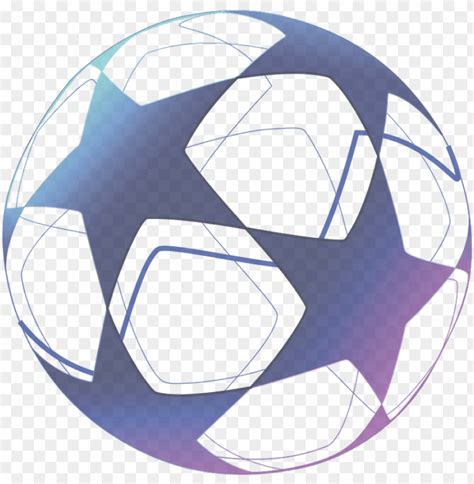 Uefa Champions League Football Ball Stars PNG Image With Transparent ...