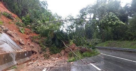 Serra Antiga Da Tamoios Tem Deslizamento De Terra