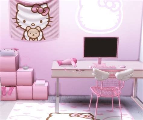 Out Of My Sanrio Bedroom Series Hello Sims Sims Sims