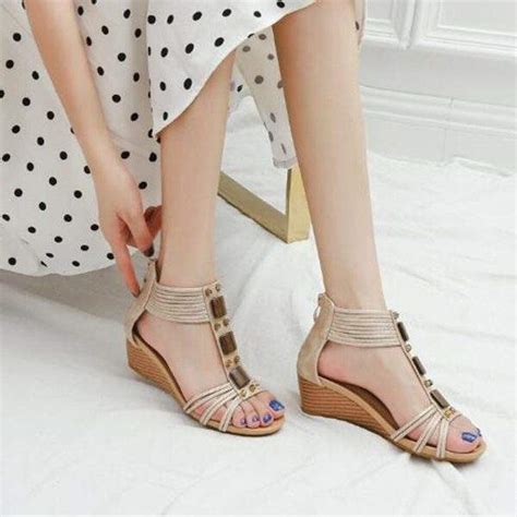 Vintage Style Wedge Sandals For Women Chyhua