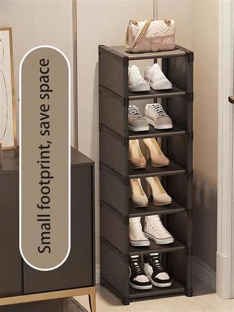 Stufiges Schmales Schuhregal Vertikales Regal Stabiler Organizer