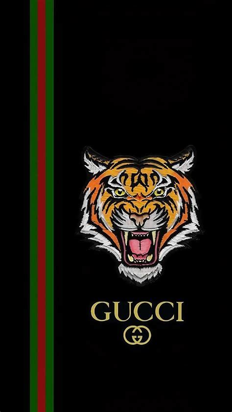 Gucci Tiger Logotipo De Gucci Cara De Tigre Cara De Tigre Logotipo De Gucci Fondo De