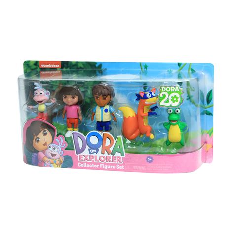 Dora the Explorer Collector Figure Set, 5-pieces, includes Dora, Diego ...