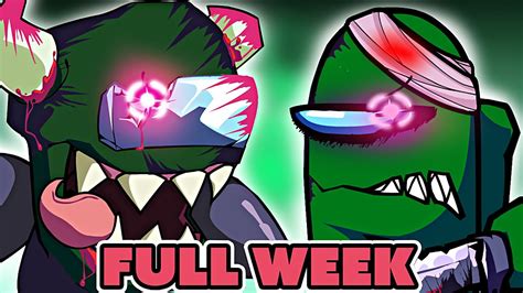 FRIDAY NIGHT FUNKIN Mod EVIL Boyfriend VS Green Impostor FULL WEEK V4