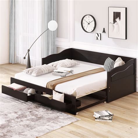 Buy Twin Daybed With Trundle Bed Extendable Daybed Twin To King With