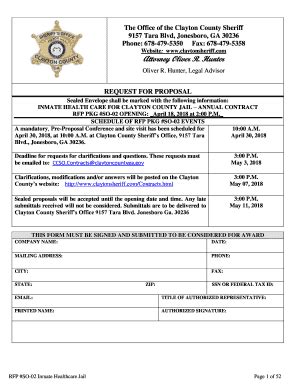 Clayton County Sheriff Fill Online Printable Fillable Blank