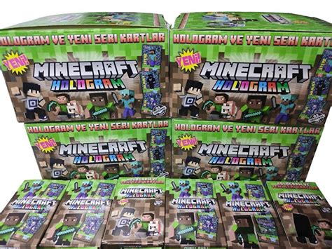 Minecraft Minik Kutu Adet Holograml Yeni Seri Oyuncu