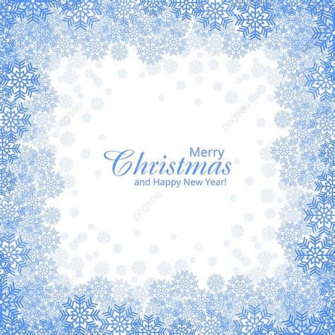 Beautiful Christmas Snowflakes Card Background Template Download on Pngtree