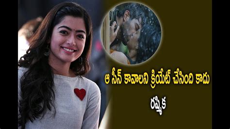 Rashmika Mandanna Responds On Kiss Scene With Vijay Devarakonda In Dear Comrade Teaser Tvnxt