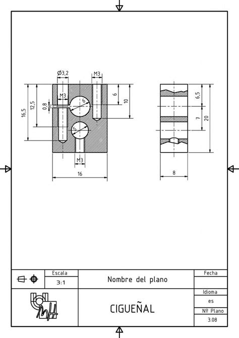 Dibujo T Cnico Despiece Conjunto Motor Stirling T Cnicas De Dibujo