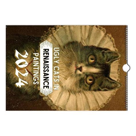 Calendrier Mural 2024 Calendrier Funny Cats 2024 Janvier 2024