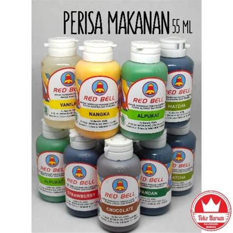 Jual Perisa Makanan Red Bell Ml Harum Snack Official Bahan Tambahan