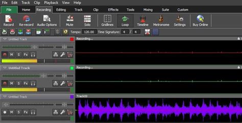 MixPad Multi Track Audio Mixing Software Screenshots