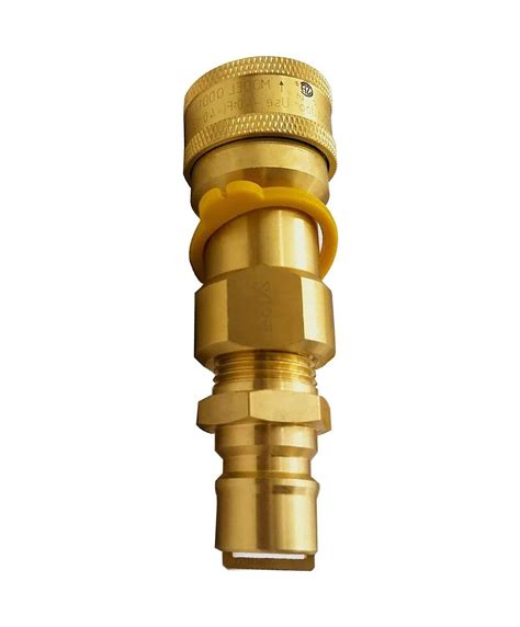 1 2 QDD LP Gas Quick Connect Fittings With Male Insert Plug Natural