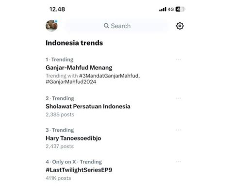 Ganjar Mahfud Menang Dan Hary Tanoesoedibjo Trending Netizen Soroti