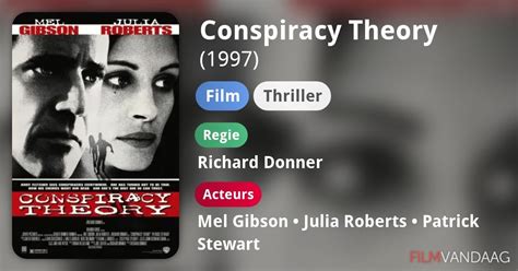 Conspiracy Theory Film 1997 FilmVandaag Nl