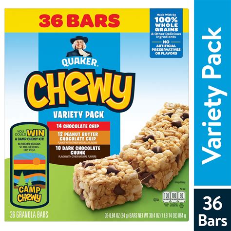 Quaker Chewy Granola Bars Barcode