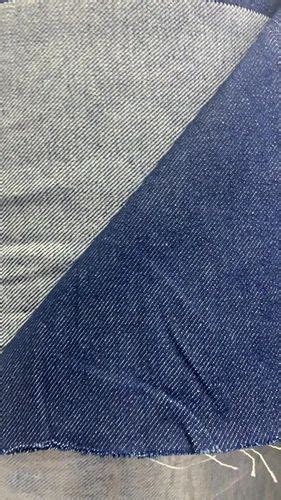 Plain Blue Black Indigo Blue Denim Non Lycra Fabric Packaging