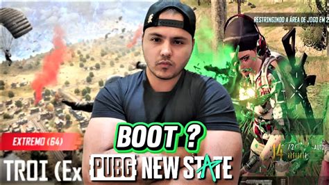 Muito Boot Falei A Real E Joguei Troi Extremo Pubg New State Br