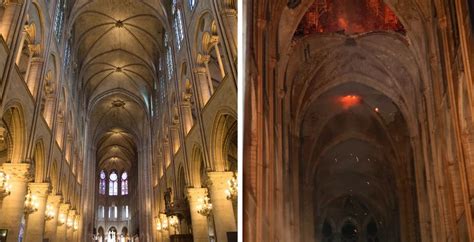 Inc Ndio Na Catedral De Notre Dame Compare Antes E Depois Pol Mica