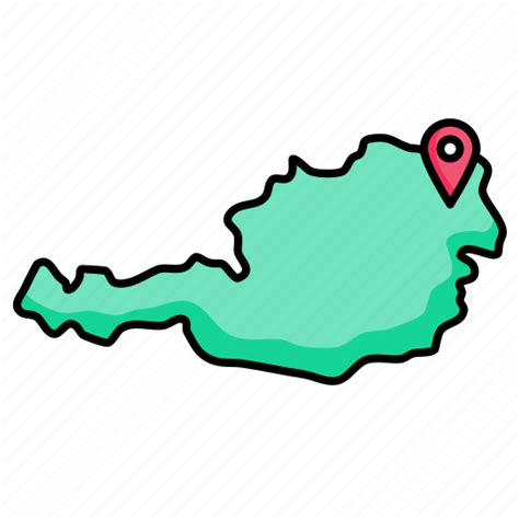 Austria, map icon - Download on Iconfinder on Iconfinder