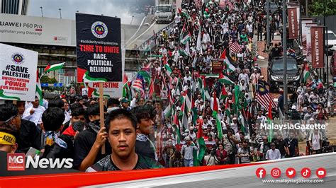 MGNews Solidariti Bersama Palestin Ribuan Rakyat Malaysia Berarak