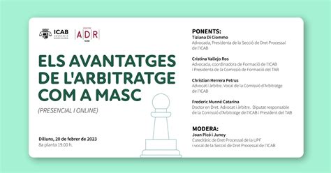 Webinar Las Ventajas Del Arbitraje Como Masc