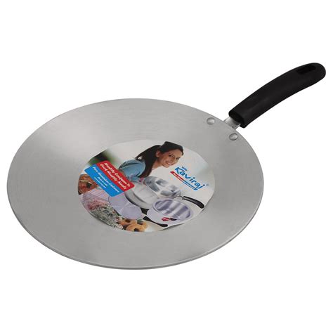 Kaviraj Aluminium Curved Tawa 11 Inch