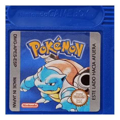 Pokemon Azul En Español Para Game Boy Gbp Gbc Gba Repro Cuotas