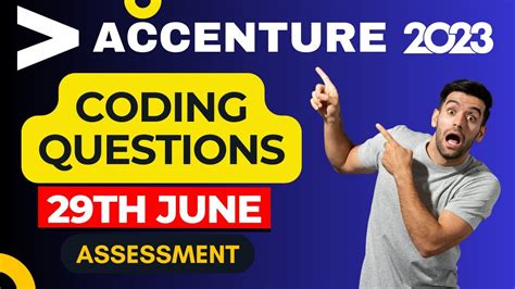 12 August Accenture Assessment Test 2023 Accenture Today Coding