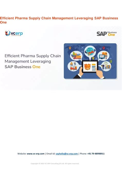 PPT Efficient Pharma Supply Chain Management Leveraging SAP Business