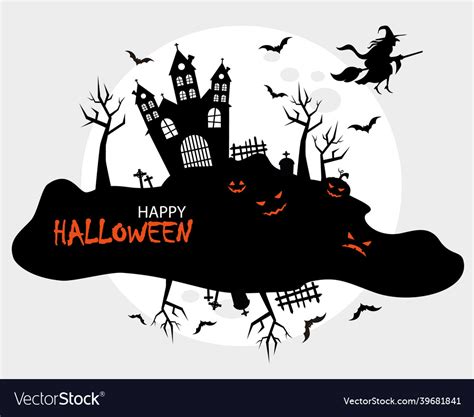 Halloween background Royalty Free Vector Image