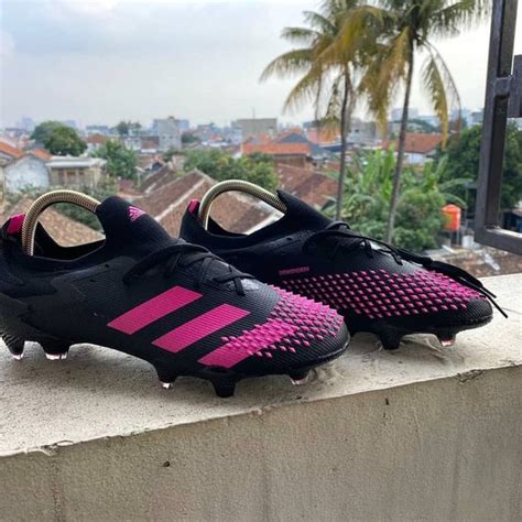 Jual Sepatu Bola Adidas Predator Mutator 20 1 Black Pink FG Di Lapak