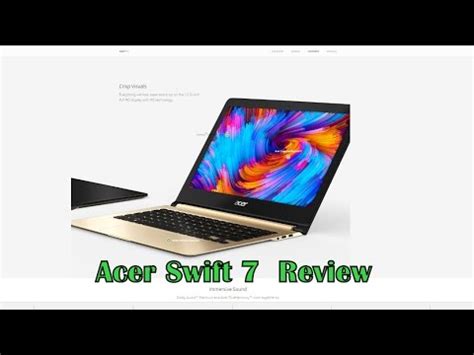 Acer Swift 7 Review The Thinnest Laptop In The World At 0 39