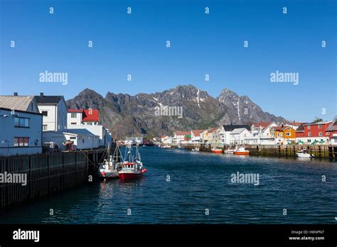 Henningsvaer Lofoten Islands Norway Stock Photo Alamy