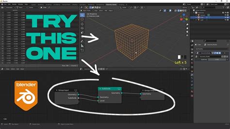 How To Subdivide Object Through Geometry Nodes Modifier In Blender